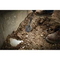 Clay Spade Bit, 5-1/2", Hex Shank, High Speed Steel Trail Hammer and Bolt