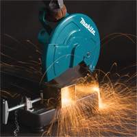 Scies &agrave; tronçonner, 14", 3800 tr/min &agrave; vide, 120 V, 15 A Trail Hammer and Bolt
