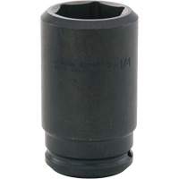 Douille, Chocs, 2-1/4", Prise 1-1/2", 6 pans, Profond Trail Hammer and Bolt