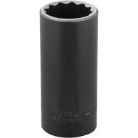 Douille, Chocs, 1-1/8", Prise 1/2", 12 pans, Profond Trail Hammer and Bolt