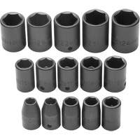 Jeu de douilles, Chocs, Prise 1/2", 6 pans Trail Hammer and Bolt