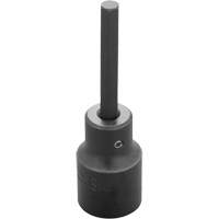 Socket Bit, Hex, 6 mm x 3-1/4" L, 1/2" Drive Trail Hammer and Bolt