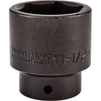 Douille, Chocs, 1-1/2", Prise 1/2", 6 pans Trail Hammer and Bolt