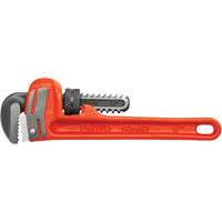 Cl&eacute; &agrave; tuyau en fonte robuste, Cap des m&acirc;choires 3/4", Longueur 6", Fini Rev&ecirc;tement en poudre, Prise Aucune Trail Hammer and Bolt