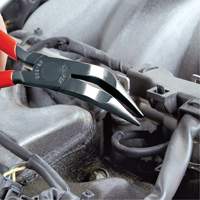 8" Long Nose 70° Angled Pliers without Cutter Trail Hammer and Bolt