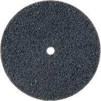Meule homog&egrave;ne &agrave; faible densit&eacute; de s&eacute;rie 500 Standard Abrasives, 3" x 1/4", Arbre de 1/4", Grain de Fin, Carbure de silicium Trail Hammer and Bolt