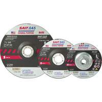 Disque de coupe Sait, 5" x 0,045", Arbre de 7/8", Type 27, Oxyde d'aluminium, 12 200 Tr/min Trail Hammer and Bolt