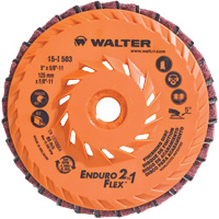 Meule &agrave; lamelles Enduro-Flex 2-in-1, 5" x 5/8"-11, Grain 80, C&eacute;ramique Trail Hammer and Bolt
