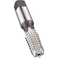 Taraud machine &agrave; denture altern&eacute;e pour tuyau, 1"-11,5, 5 cannelures, 115 mm lo, Conique, Acier rapide Trail Hammer and Bolt