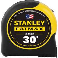 FatMax&reg; Classic Tape Measure, 1-1/4" x 30', Imperial Graduations Trail Hammer and Bolt