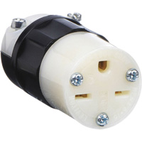 Grounding Straight Blade Connector, 6-15R, Nylon Trail Hammer and Bolt