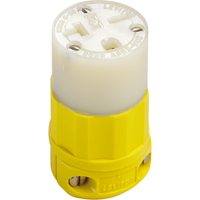 2-Pole 3-Wire Grounding Straight Blade Connector, 5-20P, Nylon Trail Hammer and Bolt
