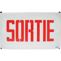 Enseignes Sortie Aqua NEMA 4x, DEL, &agrave; raccordement fixe, Français Trail Hammer and Bolt