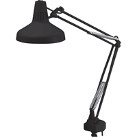 LAMPES DE TRAVAIL COMBIN&eacute;ES ROBUSTES, 22/60 W, Fluorescent/Incandescente, Col 45", Noir Trail Hammer and Bolt