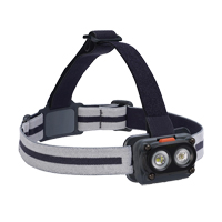 Lampe frontale robuste Hardcase, DEL, 325 lumens, 6,5 hres de fonctionnement, piles AA Trail Hammer and Bolt