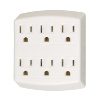 Adaptors, 6 Outlet(s), 15 Amps, 1875 W, 125 Trail Hammer and Bolt