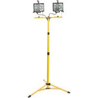 Projecteur double, Halog&egrave;ne, 500 W, 16000 lumens, Boîtier en Acier Trail Hammer and Bolt