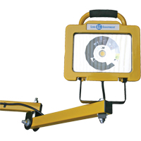 Heavy-Duty Dock Light, 40" Arm, 38 W, LED Lamp, Metal Trail Hammer and Bolt