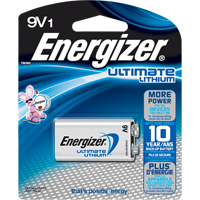 Batteries au lithium, 9 V Trail Hammer and Bolt