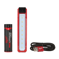 USB Rover Pocket Flood Light, LED, 445 Lumens, 2 Hrs. Run Time, Rechargeable Battery, Plastic Trail Hammer and Bolt