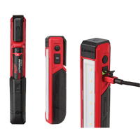 USB Rover Pocket Flood Light, LED, 445 Lumens, 2 Hrs. Run Time, Rechargeable Battery, Plastic Trail Hammer and Bolt