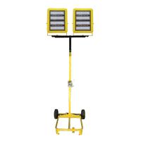 Dual-Head Cart with Winch, LED, 400 W, 60000 Lumens, Aluminum Housing Trail Hammer and Bolt