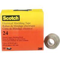 Scotch&reg; Electrical Shielding Tape, 25.4 mm (1") x 4.6 m (15'), Black, 16 mils Trail Hammer and Bolt