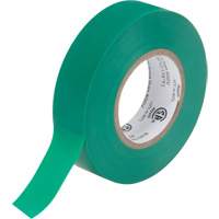Electrical Tape, 19 mm (3/4") x 18 M (60'), Green, 7 mils Trail Hammer and Bolt