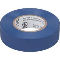 Ruban isolant, 19 mm (3/4") x 18 m (60'), Bleu, 7 mils Trail Hammer and Bolt