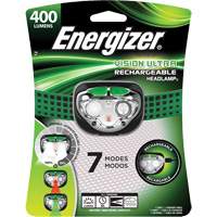 Lampe frontale Vision Ultra, DEL, 400 lumens, 4 hres de fonctionnement, piles Rechargeable Trail Hammer and Bolt
