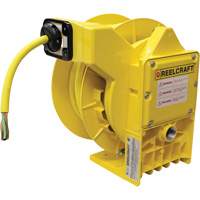 NM400 Heavy Duty Power Cord Reel, 50', SOW, 16 Gauge, 9 A Trail Hammer and Bolt