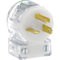 Prise de rallonge &agrave; angle de qualit&eacute; hospitali&egrave;re, Nylon, 20 A, 125 V Trail Hammer and Bolt