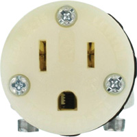 Connecteur de prise de rallonge de qualit&eacute; hospitali&egrave;re, 5-15R, Nylon Trail Hammer and Bolt