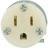 Connecteur de prise de rallonge de qualit&eacute; hospitali&egrave;re, 5-15R, Nylon Trail Hammer and Bolt