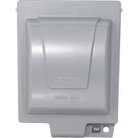 Extra-Duty GFCI & Decora&reg; Wallplate Cover Trail Hammer and Bolt