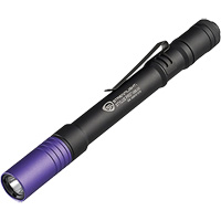 Lampe stylo UV avec port de recharge micro USB Stylus Pro, DEL, Corps en Aluminium, piles Rechargeable, Compris Trail Hammer and Bolt