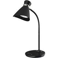 Lampe de bureau, 6 W, DEL, Col 16", Noir Trail Hammer and Bolt