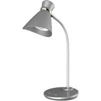 Lampe de bureau, 6 W, DEL, Col 16", Argent Trail Hammer and Bolt