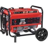 G&eacute;n&eacute;ratrice avec ensemble de roues, 5100 W de surtension, 4000 W nominale, 120 V/240 V, R&eacute;servoir de 15 L Trail Hammer and Bolt