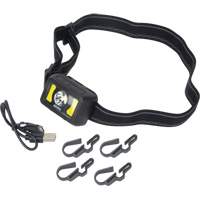 Lampe frontale, DEL, 350 lumens, 2 hres de fonctionnement, piles Rechargeable Trail Hammer and Bolt
