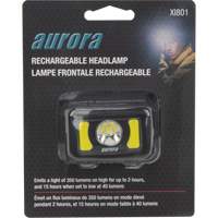 Lampe frontale, DEL, 350 lumens, 2 hres de fonctionnement, piles Rechargeable Trail Hammer and Bolt