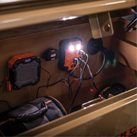 Powerbox 1 Magnetic Power Strip, 4 Outlet(s), 5', 120 V Trail Hammer and Bolt