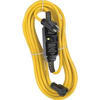 Self-Test Automatic Reset GFCI Cord Set, 120 V, 15 A, 25' Cord Trail Hammer and Bolt