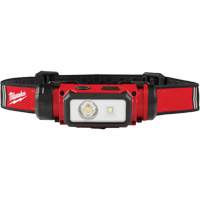 REDLITHIUM USB Hardhat Headlamp, LED, 600 Lumens, 5 Hrs. Run Time, Rechargeable Batteries Trail Hammer and Bolt