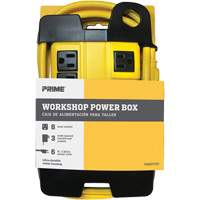 Workshop Power Box, 8 Outlet(s), 6', 15 Amps, 1875 W, 125 V Trail Hammer and Bolt