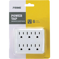 Power Tap, 6 Outlet(s), 15 A, 1875 W, 125 V Trail Hammer and Bolt