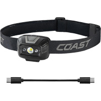 Lampe frontale projecteur &agrave; grand angle bicolore FL20R , DEL, 520 lumens, 2,5 hres de fonctionnement, piles Rechargeable Trail Hammer and Bolt