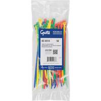 Nylon Cable Ties, 8" Long, 50 lbs. Tensile Strength Trail Hammer and Bolt