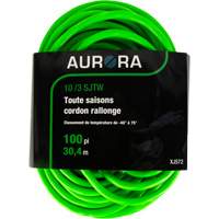 Cordon rallonge de calibre industriel, Toutes saisons, SJTW, AWG 10/3, 15 A, 100' Trail Hammer and Bolt
