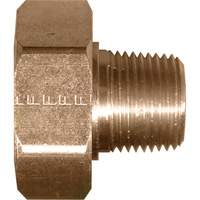 Swivel Connector, 1/2" Dia, Brass Trail Hammer and Bolt